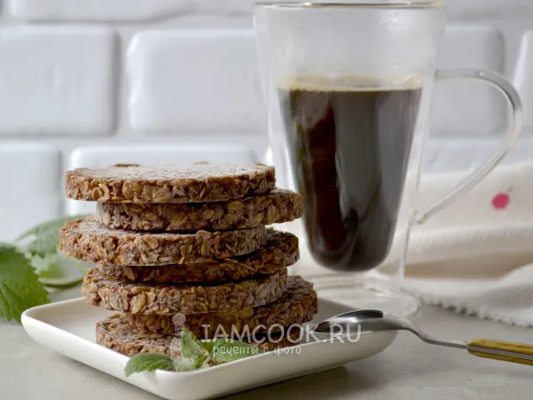 Фото блюда: Овсяное печенье без выпечки