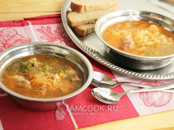 Фото блюда: Щи суточные из квашеной капусты