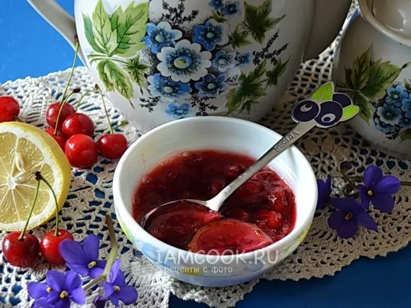 Фото блюда: Варенье из черешни с лимоном