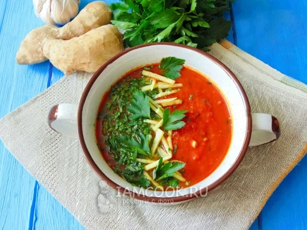 Фото блюда: Индийский имбирный суп