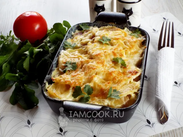 Фото блюда: Картофельный гратен с беконом