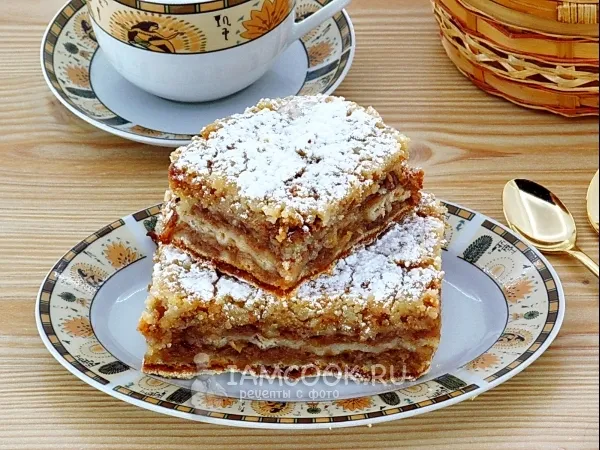 Фото блюда: Яблочный пирог по-польски