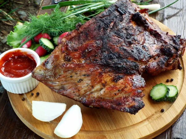 Фото блюда: Свиные ребра на мангале (+рецепт маринада)