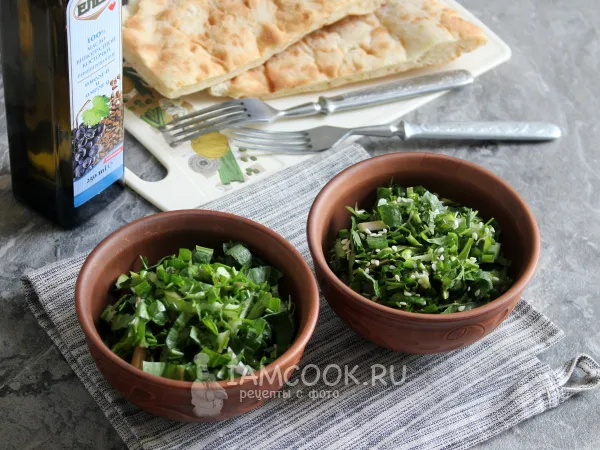 Фото блюда: Постный салат со спаржей