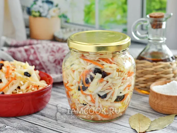 Фото блюда: Капуста «Провансаль» на зиму