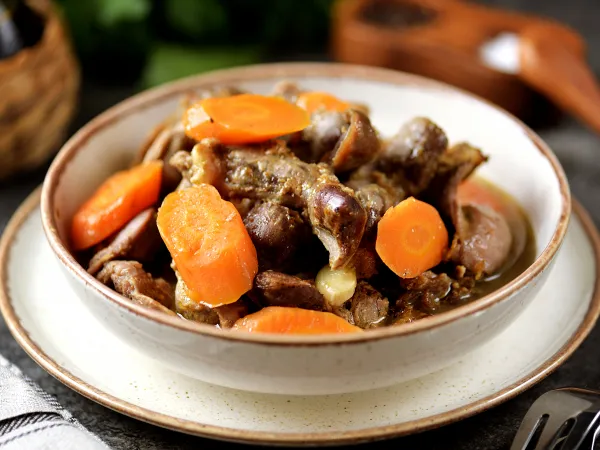 Фото блюда: Куриные желудки в рукаве для запекания в духовке