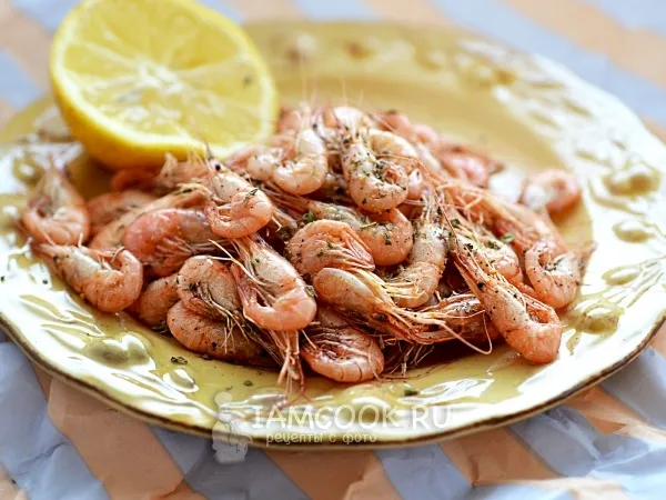 Фото блюда: Креветки черноморские варёные