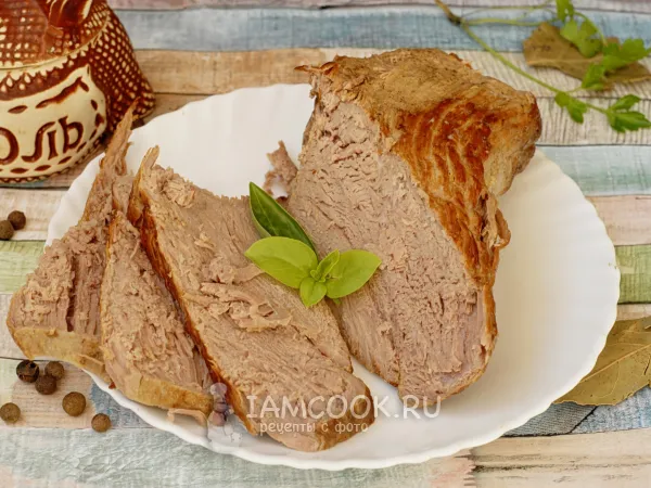 Фото блюда: Томленая говядина в духовке (большим куском)