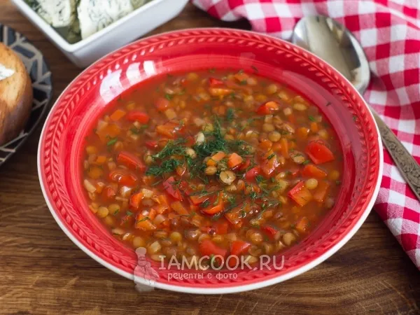 Фото блюда: Чечевичный суп по-болгарски (Супа лешта)