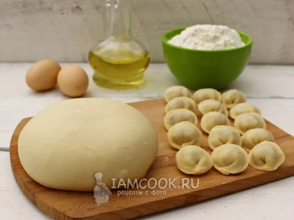 Фото блюда: Тесто с уксусом для пельменей