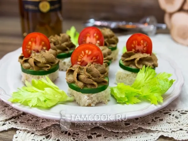 Фото блюда: Сливочный паштет из говяжьей печени