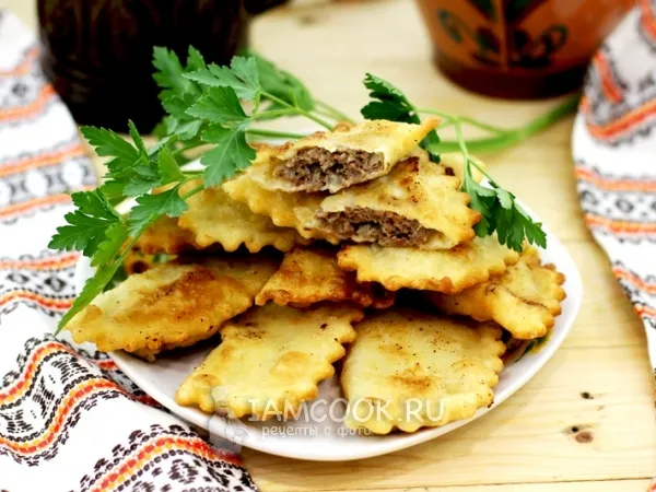 Фото блюда: Чебуреки из заварного теста