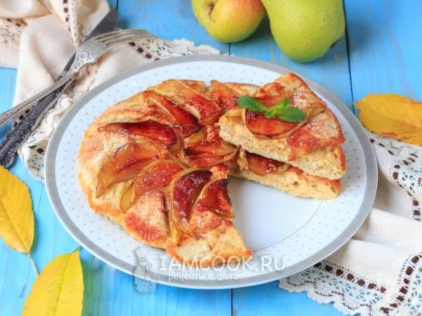 Фото блюда: Японские блинчики с грушей