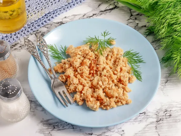 Фото блюда: Жареная икра трески