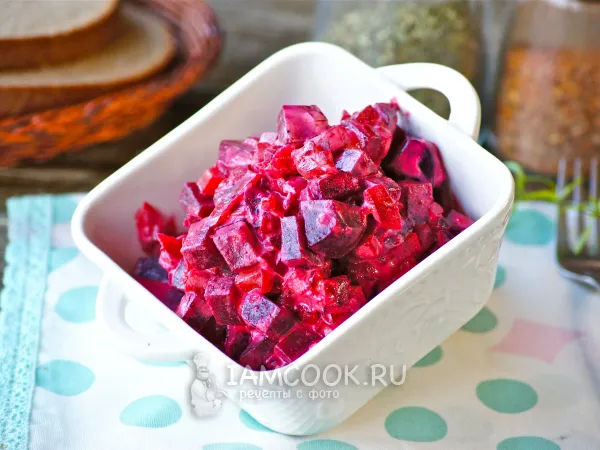 Фото блюда: Тушеная свекла в сметане