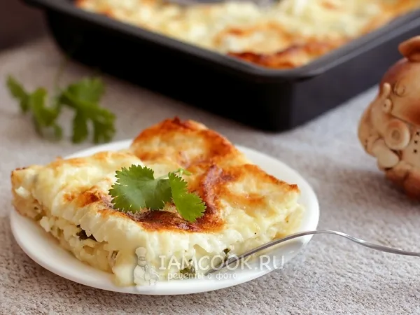 Фото блюда: Ачма из лаваша с творогом