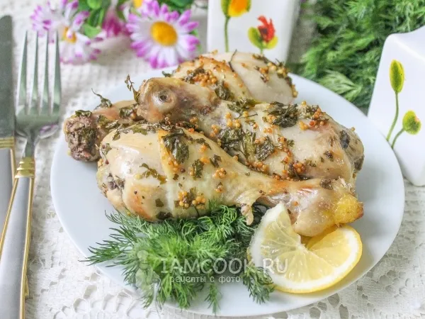Фото блюда: Куриные голени в духовке