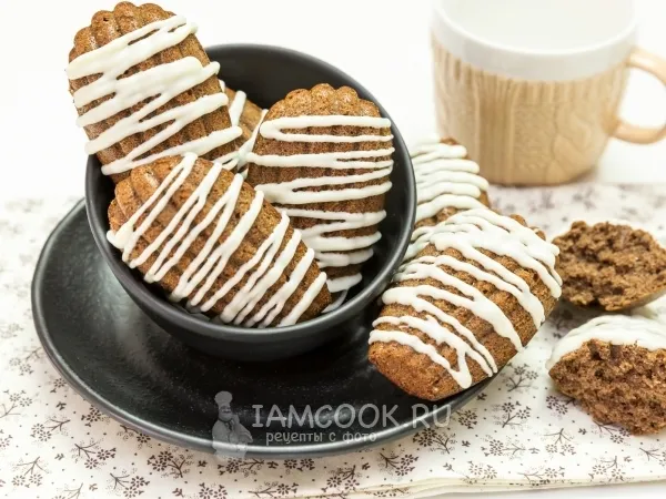 Фото блюда: Черемуховое печенье «Мадлен»