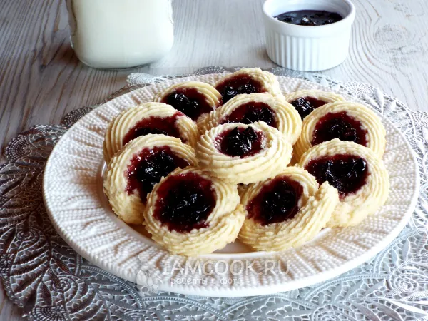 Фото блюда: Печенье курабье на маргарине