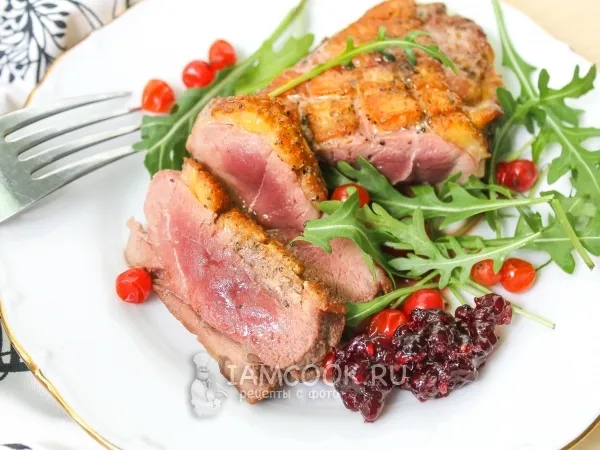 Фото блюда: Жареная утиная грудка