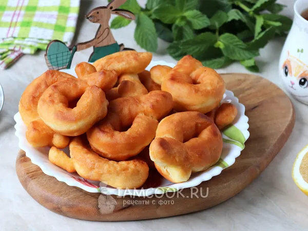 Фото блюда: Жареные калачи на кефире на сковороде