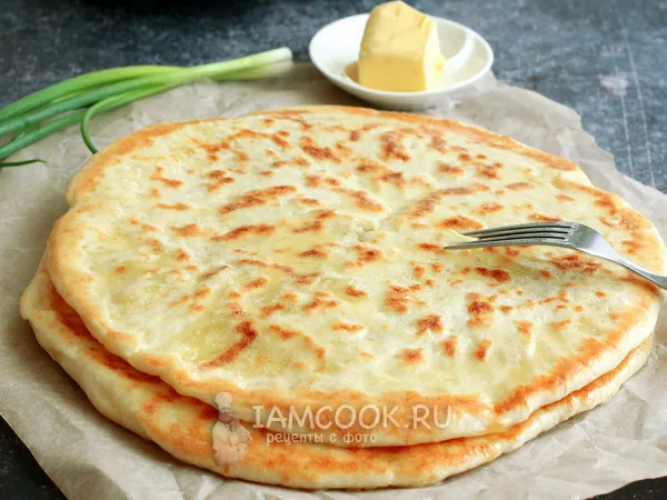 Фото блюда: Карачаевские хычины с сыром и картошкой