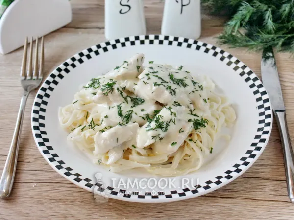 Фото блюда: Куриное филе в майонезе на сковороде