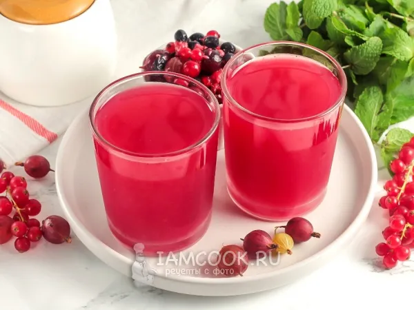 Фото блюда: Ягодный квас