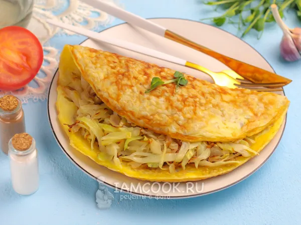 Фото блюда: Овсяноблин с капустой