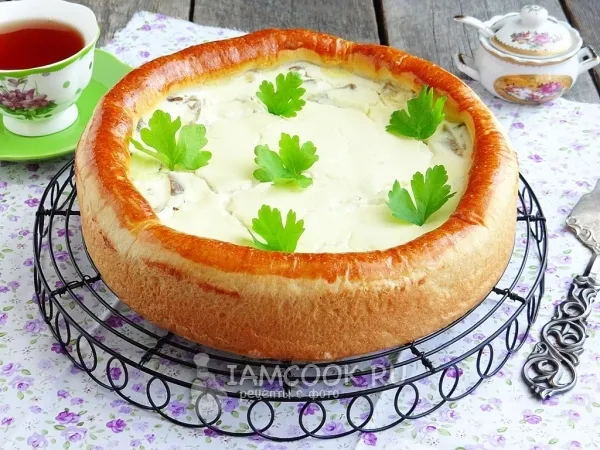 Фото блюда: Пирог с солеными волнушками