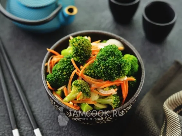 Фото блюда: Маринованная брокколи по-корейски