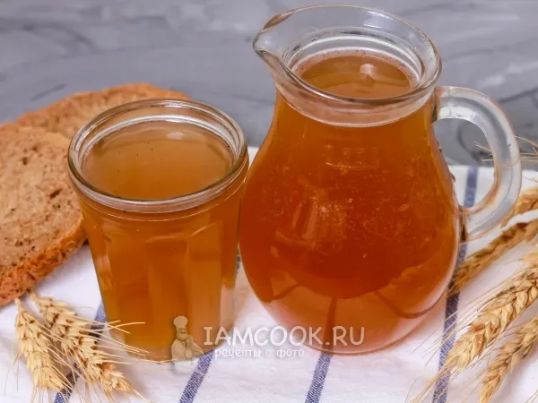 Фото блюда: Домашний хлебный квас с дрожжами