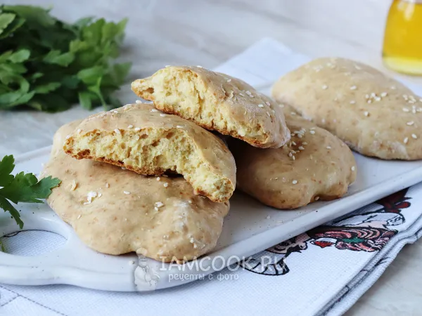 Фото блюда: Лепешки на сыворотке в духовке