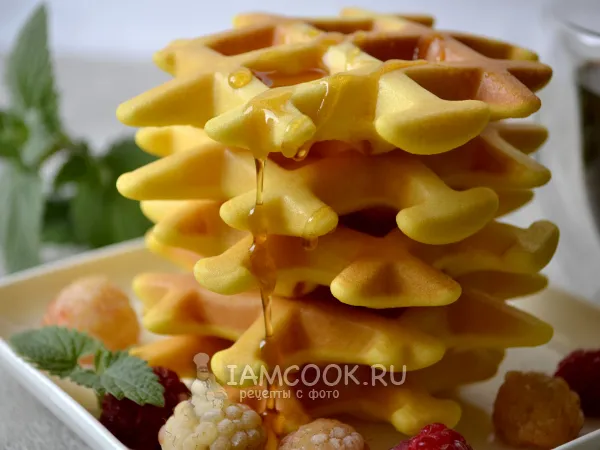 Фото блюда: Венские вафли ПП на кефире