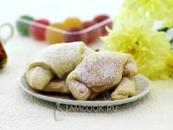 Фото блюда: Рогалики с мармеладом