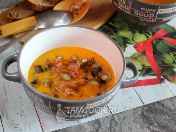 Фото блюда: Суп из замороженной тыквы