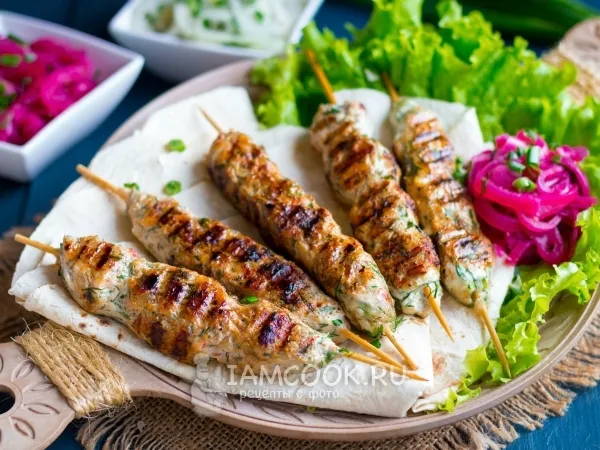 Фото блюда: Люля-кебаб из курицы