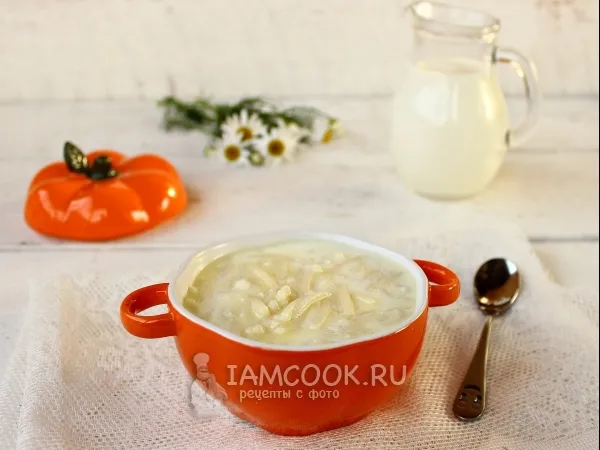 Фото блюда: Молочная вермишель (лапша) для детей