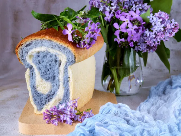 Фото блюда: Хлеб «Волшебный синий завиток»