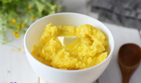 Фото блюда: Рассыпчатая кукурузная каша в мультиварке