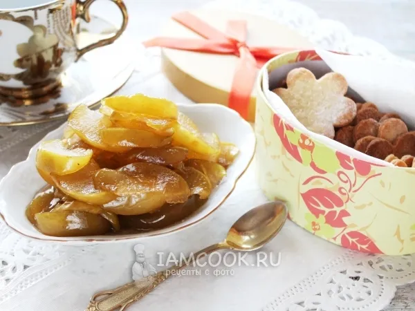 Фото блюда: Прозрачное варенье из антоновки дольками