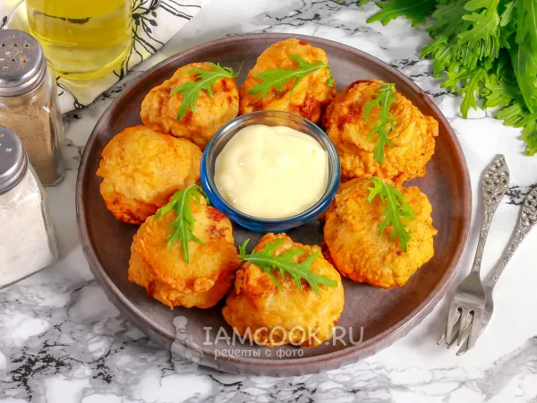 Фото блюда: Пончики с мясом