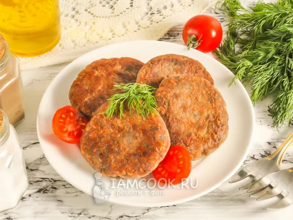 Фото блюда: Котлеты из консервов скумбрии
