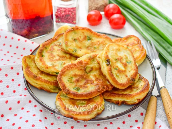 Фото блюда: Ленивые пирожки с яйцом, луком и сыром