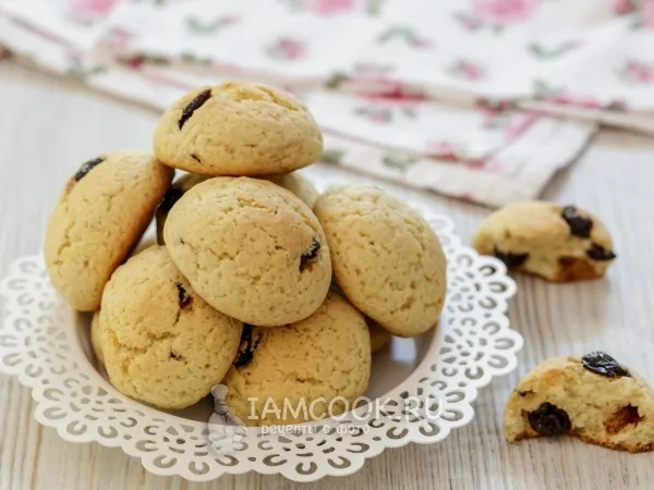 Фото блюда: Йогуртовое печенье с вяленой вишней