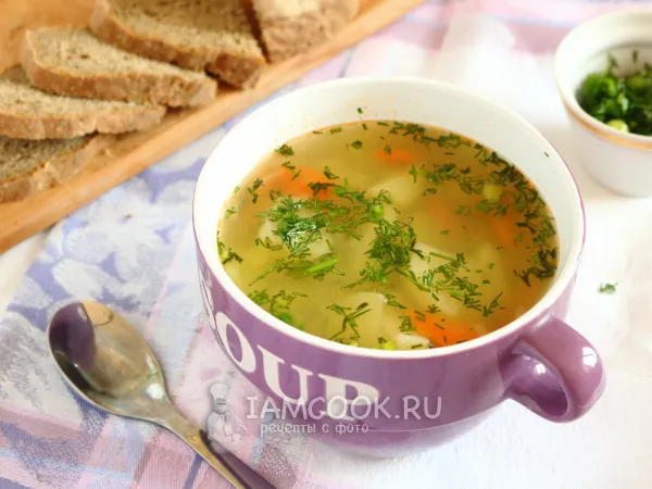 Фото блюда: Суп на креветочном бульоне