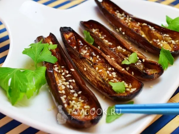 Фото блюда: Баклажаны в соусе Терияки