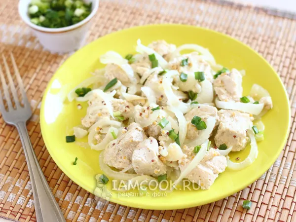 Фото блюда: Индейка кусочками в духовке