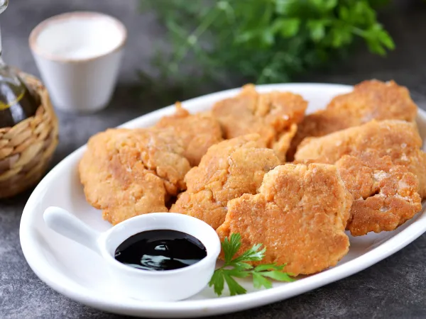 Фото блюда: Жареная икра карпа