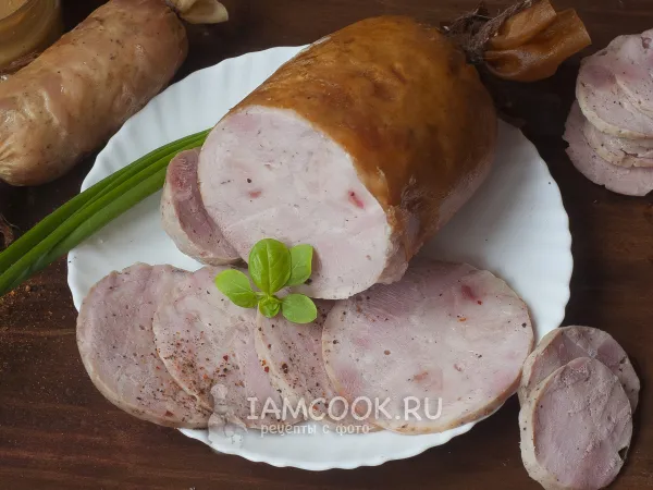 Фото блюда: Ветчина из свиной рульки